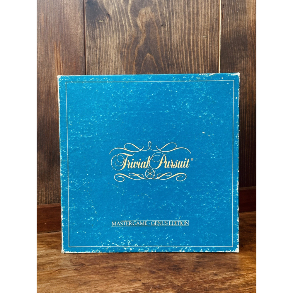 Vintage 1981 Original Trivial Pursuit Master Game Genus Edition - Complete